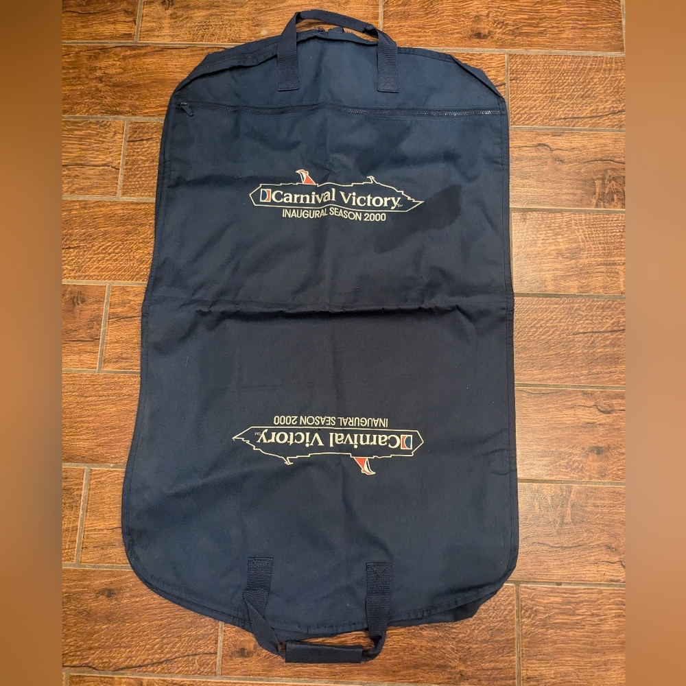Carnival Cruise Vintage Y2K 2000 Garment Bag Nylon